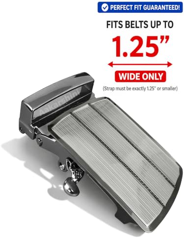 Image of Auto lock belt buckle only for men | No belt Included | for 1.25 Inches WIDE belts ONLY