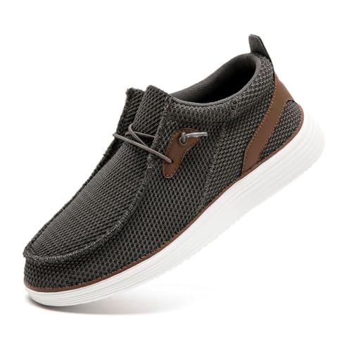Image of Mens Loafers Walking Slip on Boat Shoes Running Tennis Athletic Sneakers Workout Sports Gym Fashion Classcial Non Slip Sneakers Casual Comfortable Shoes Leisure Vintage Flat