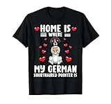 Un motif de fan de chiens pour les propriétaires de chiens et les personnes qui aiment les chiens Braque Allemand À Poil Court. 