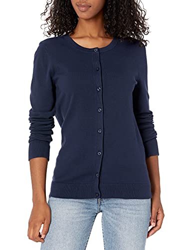 Cutter & Buck Women's Soft Cotton Blend Lakemont Long Sleeve Cardigan Sweater