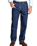 Kirkland Signature Men's 5-Pocket Jeans, Relaxed Fit (Blue, 32W X 32L)