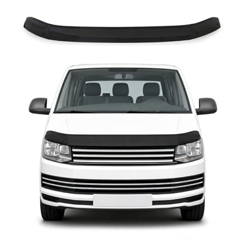 BMY Hood Deflector for Volkswagen Transporter T6 2015-2024, Black