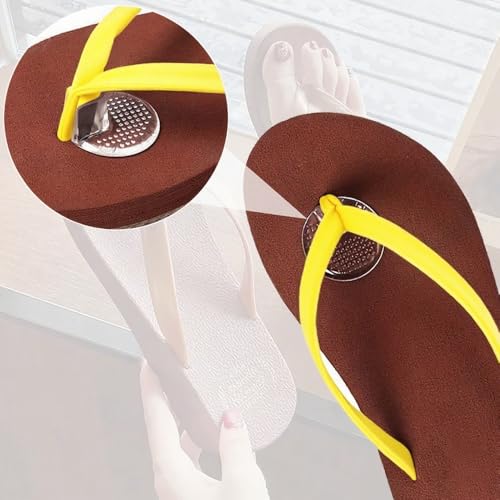 7 Paare Rutschschutz Zehenschutz Flip Flop, Wiederverwendbare Zehenschutz Silikon für Flip Flops, Antifriktionsmittel Zehentrenner Schutz, Klare Zehentrenner Silikon Pads, für Männer und Frauen