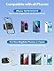TOPGO Laufende Handyhalterung für iPhone [360° drehbar & Upgrade Anti-Drop] Magnetische Handgelenk-Handyhalterung, Magsafe Armband kompatibel mit iPhone 16 Pro und Android - Schwarz