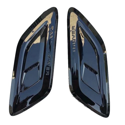 FTAPACCE 2PCS Front Hood Vent Trim Covers Fits for Range Rover Sport L494 2018-2022 Glossy Black