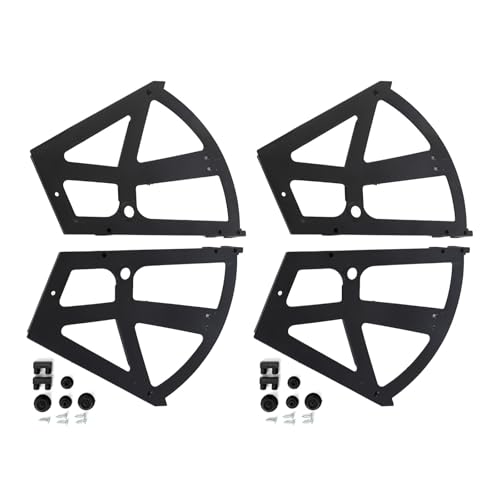 Kodrily 4Pcs Hinges for Shoe Racks, ABS Shoe Cabinet Hinge Replacement with 22Pcs Accessories, Shoe Rack Hardware, Shoe Cabinet Hinges 2 Layer for Increaseing Cabinet Capacity by Kodrily - Image 6