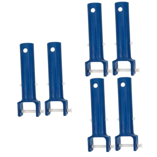 INOOMP 3sets Universal Replacement Handle for Pool Vacuum Durable Suction Tool for Thorough Pool Floor Cleaning 2pcs*3