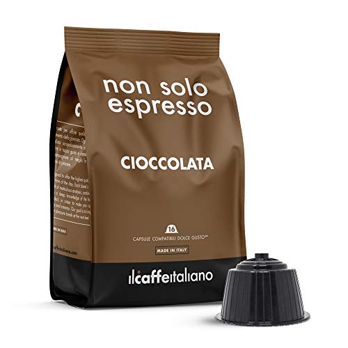 FRHOME - 48 capsules compatible Nescafé Dolce Gusto - Chocolat - Il Caffè Italiano