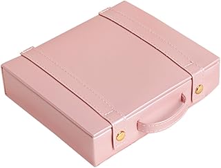 NOLITOY Caixa De Jóias Armazenamento De Anel Organizador De Jóias Caso De Jóias Titular Do Anel Exibição De Jóias Caso De Jóias De Viagem Caso De Brinco Portátil De Jóias Pequena Caixa De