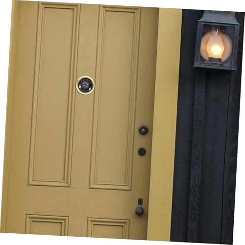 Visor de puerta delantero ajustable jojofuny ojo de gato con ángulo ancho kit de mirilla privacidad protección para el hogar miniatura 7