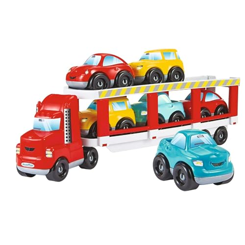 Camion de transport Abrick et ses voitures pour jouer au salon