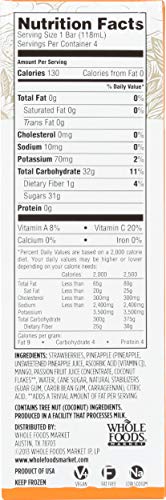 365 Everyday Value, Caribbean Mix Fruit Bars, 4 fl oz, 4 ct, (Frozen) - Thumbnail 2