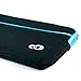 Kroo 7-Inch Blue Accent Black Sleeve with Pocket for Kindle FIRE/Nook/Samsung Tab