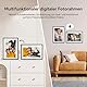 Frameo Digitaler Bilderrahmen, 10,1 Zoll WALN Digitaler Photo Frame 32 GB Speicher, automatische Drehung, Fotos/Videos über die App teilen und Grüße senden