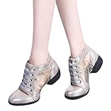 Schuhe Damen Weite H Lässige Bequeme Tanzschuhe für Damen für lateinamerikanische Tanzschuhe mit Absatz Ballsaal Salsa Tango Party Pailletten Tanzschuhe Schuhe Schuhe Damen