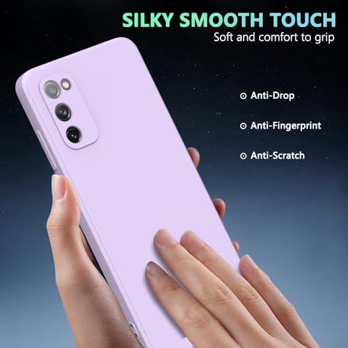 Image of for Samsung Galaxy S20 FE Case Purple, Scratch Resistant with Soft Touch, Slim Thin Phone Cover for Samsung Galaxy S20 FE