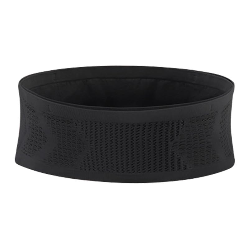Bolsa de Cintura para Corrida Alta Elasticidade 360° Antiderrapante Leve e Portátil (PRETO,G)