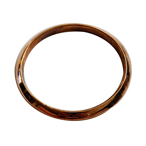 Indian Copper Bangle Bracelet Men Women Jointless Classic Design, Modern, Built tough, Trendy Golf Gift Kada - Choose Your Size3