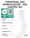 sockenkauf24 10 Paar Sportsocken Herren Weiß 43-46 Tennissocken Atmungsaktive Baumwolle Crew Socken
