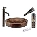 Premier Copper Products BSP1_VO17SKDB 17-Inch Vessel Sink, Faucet and Accessories Package