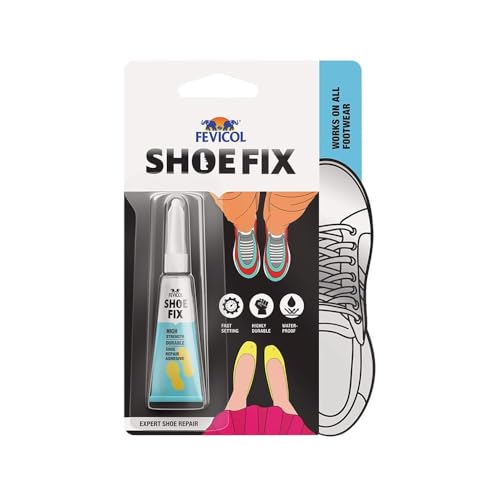 Image of Pidilite FEVICOL SHOEFIX 2 GM | Expert Shoe Repair Glue (Clear) | Swift Repairs, Waterproof, Easy to use & Unmatched Durability | Works on all Shoes - Formal, Sports, Crocs, Sneakers, School