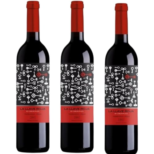 Carlos Plaza La Llave Roja, vino tinto español con carácter y equilibrio, ideal para acompañar momentos especiales con sabor auténtico y elegante presencia.| 3 botellas