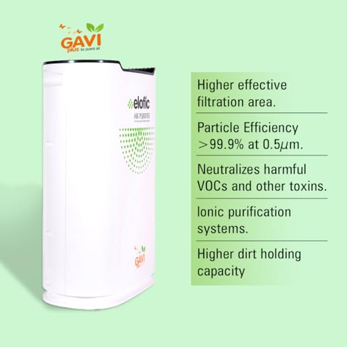 Image of Gavi Plus Air Purifier, 6 Stage Filteration System with Ionic Purification, Coverage area of 580 Sq. ft., MAKE IN INDIA
