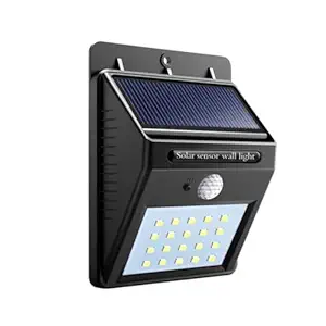Raksha Retail Solar Light, 20 LED Wireless Motion Sensor Lights | Waterproof Wall Light | Security Lights for Outdoor Garden, Patio, Yard, Deck, Garage, Driveway, Fence - Pack of 1