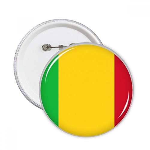 Pins national Mali lot de 5 badges ronds idée cadeau souvenir