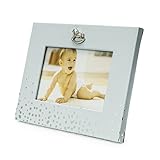 Modali Baby Fine & Elegant Photo Frame 6x4 Blue with Silver Plated Rocking Horse