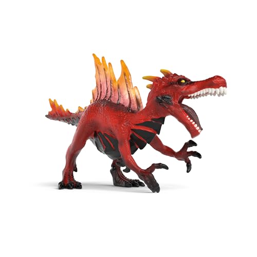 Figurine Saurien de feu vs Lézard de la jungle Schleich 70834 Gamme Eldrador Creatures - vue 3