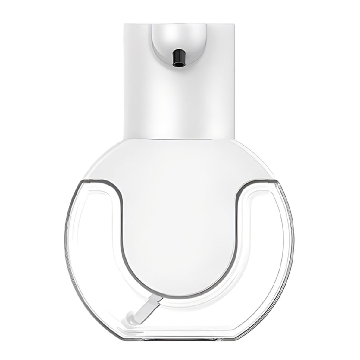 Distributore Automatico di Sapone 430ml Bianco Abs per Casa | Sensore Infrarosso senza Contatto, 4 Livelli Regolabili, Dc-5v 1.5w Ipx5