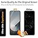 JZG 2 Pack Screen Protector for Samsung Galaxy Z Flip 6 (Inner Screen), 2 Pack Front Tempered Glass, No Folding, Fingerprint Unlock, Anti-Scratch, Bubble Free, Case Friendly