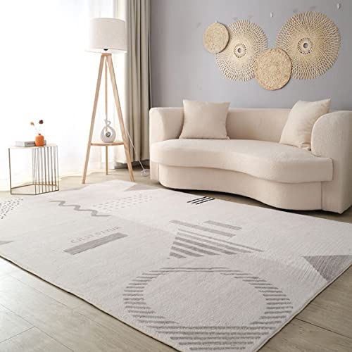 「Tuokus」 イミテーションカシミア 絨毯 カーペット ラグ じゅうたん 洗える ラグマット 3畳4畳5畳6畳 防ダニ センターカーペット かわいい 抗菌 消臭 シャギーラグ 滑り止め付き ふわふわ サラサラ 長方形 夏秋冬 160*230cm