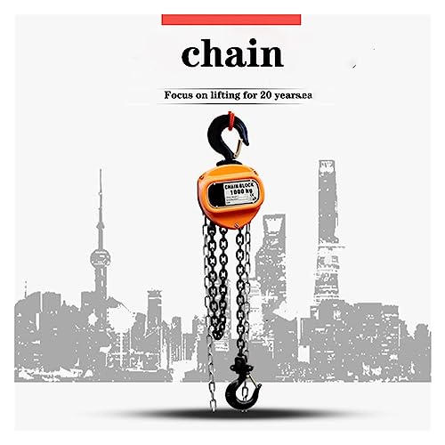 Palan à chaîne triangulaire 1 tonne grue levage manuel portable 6 mètres - 4