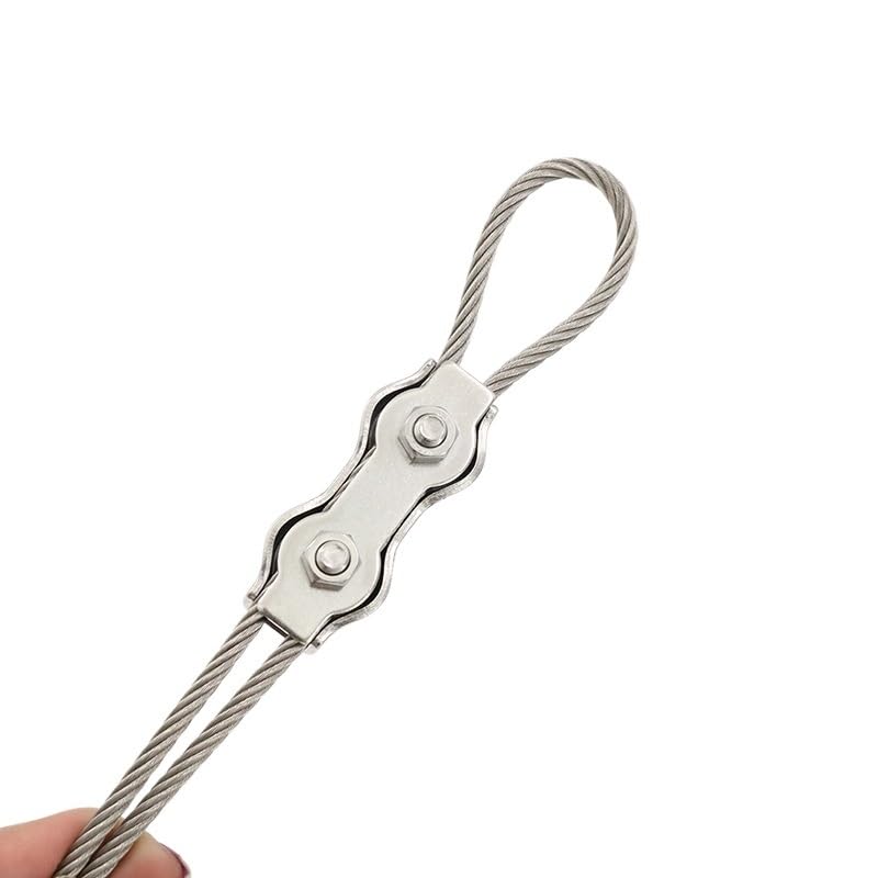 Serre cable acier inox 304 contre le glissement des câbles de suspension