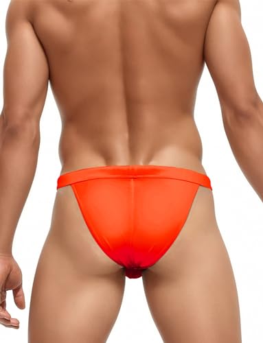 AIEOE Men Low Rise Swim Briefs Quick Dry Athletic Swimsuit Bikini Pouch Sexy Swimwear Thongs3