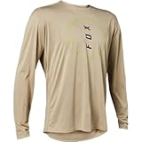 Fox Racing Herren Ranger Long Sleeve Mountain Biking Jersey Hemd, Stone, Medium