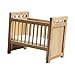Menolana 1:12 Crib Wooden Bedroom Toy Life Scene Home Supplies Miniature Dollhouse Bed