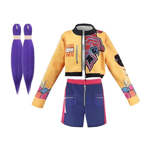 2025 Nuova Uniforme Personaggi Anime, 1-1,6 M Girls Hunters Costume Costume, Pantaloncini Giacca Halloween Abito Con Parrucca, Cosplay Outfit Full Set Per Halloween Party Carnival Stage Performance