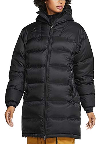 Nike ACG Women's Down Parka Hooded Jacket Black Cd7662-010 Medium