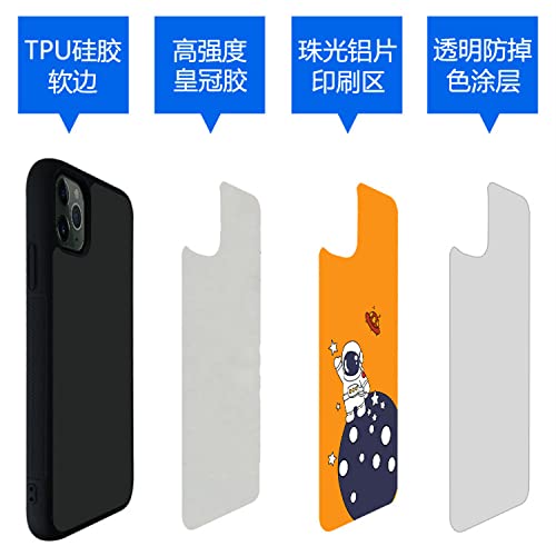 Coque silicone antidérapante astronaute dessin animé pour iPhone 11 Pro Max - 5