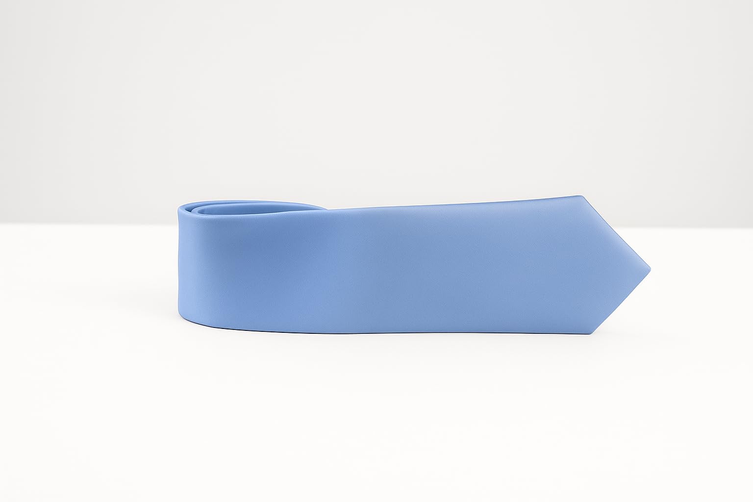 Remo Sartori - Schmale Krawatte aus Seide, einfarbig, Breite 6 cm, hergestellt in Italien, für Herren, hellblau, Einheitsgröße