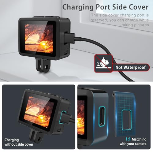 image for FitStill Silicone Sleeve Rubber Case for Go Pro Hero 4K,Protective Hou