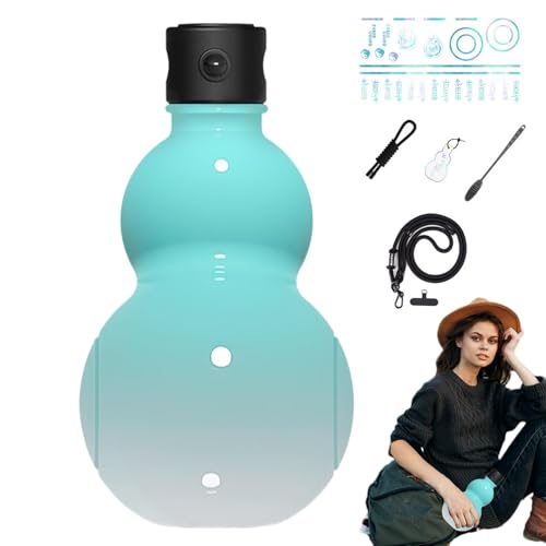 Bouteille d'eau réutilisable zéro fuite gourde portable rétro style chinois - 7