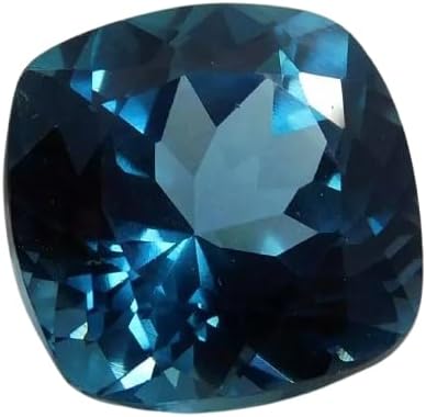 9.60 CT+ Natural Blue Montana Sapphire Cushion Cut CERTIFIED Loose Gemstone