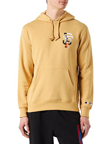 Champion Rochester 1919 MLB Sweatshirt à Capuche, Curcuma (Cur), XS Homme