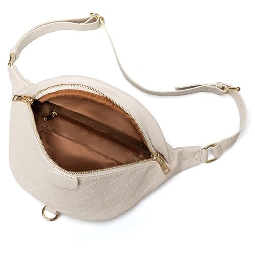 Image of Crossbody Sling Bag for Women & Men | Trendy Checkered, Fanny Pack, Waist Bag, Travel, Festival & Daily Commute