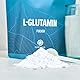edubily nutrition® L-Glutamin Pulver 500 g • Vegane Aminosäure aus Fermentation • Ohne Aroma • Pures L-Glutamin ohne Zusätze (Pulver)