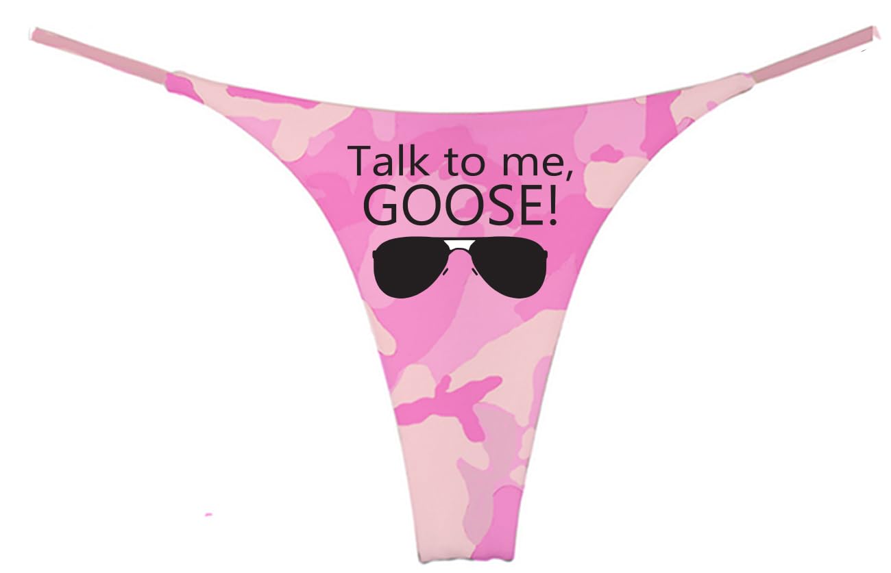 NE Beauty Pink Army Camo Womens Thong Talk To Me Pack of 1